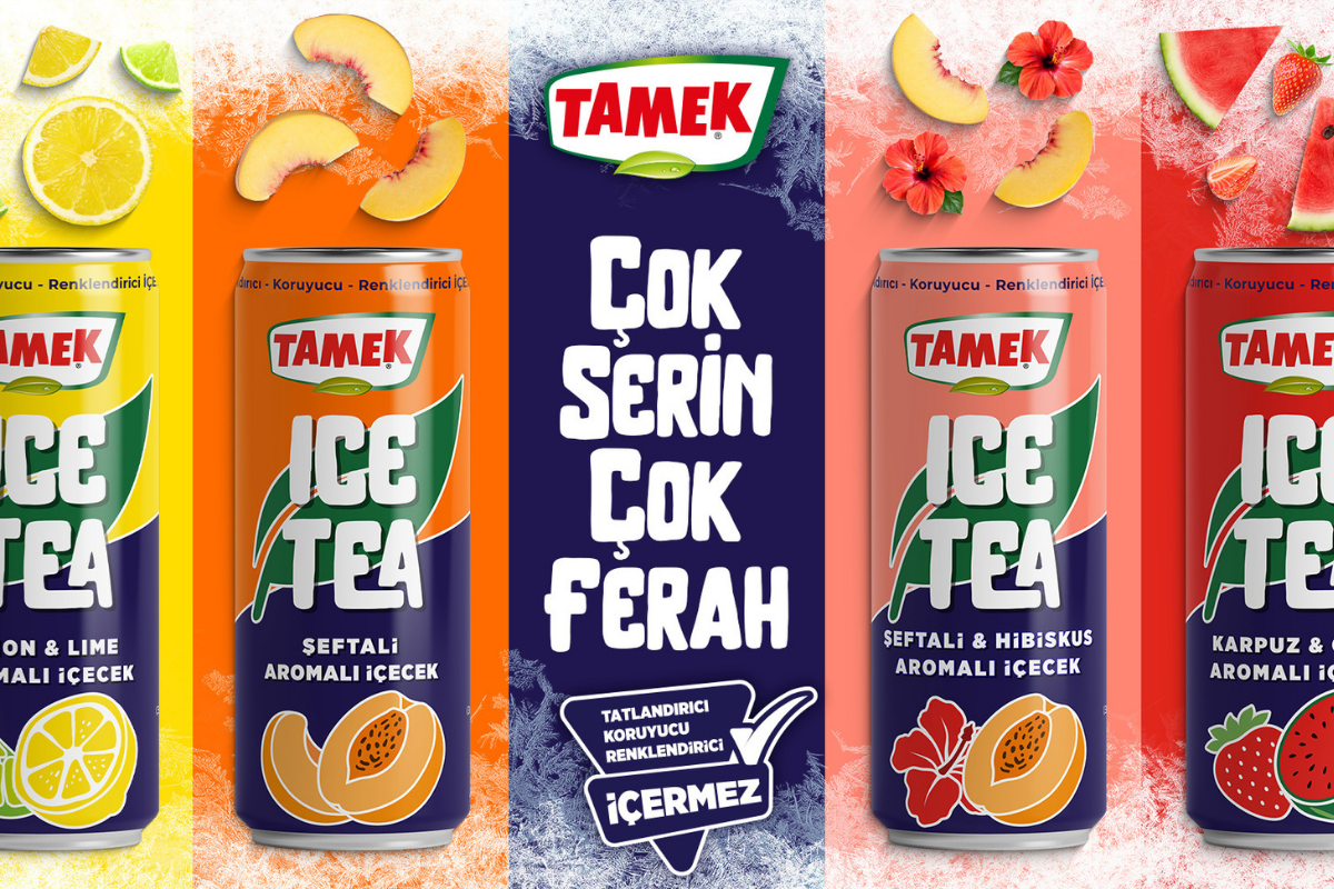 Tamek’ten farklı lezzet seçenekleri ile yepyeni bir soğuk çay deneyimi